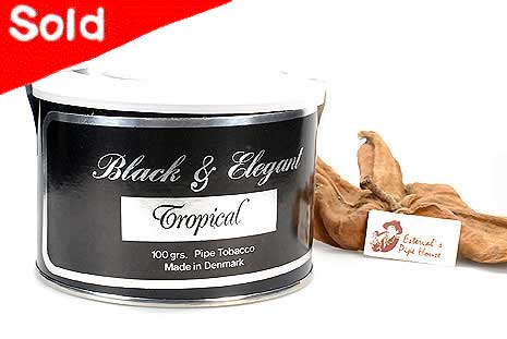 Black & Elegant Tropical Pfeifentabak 100g Dose